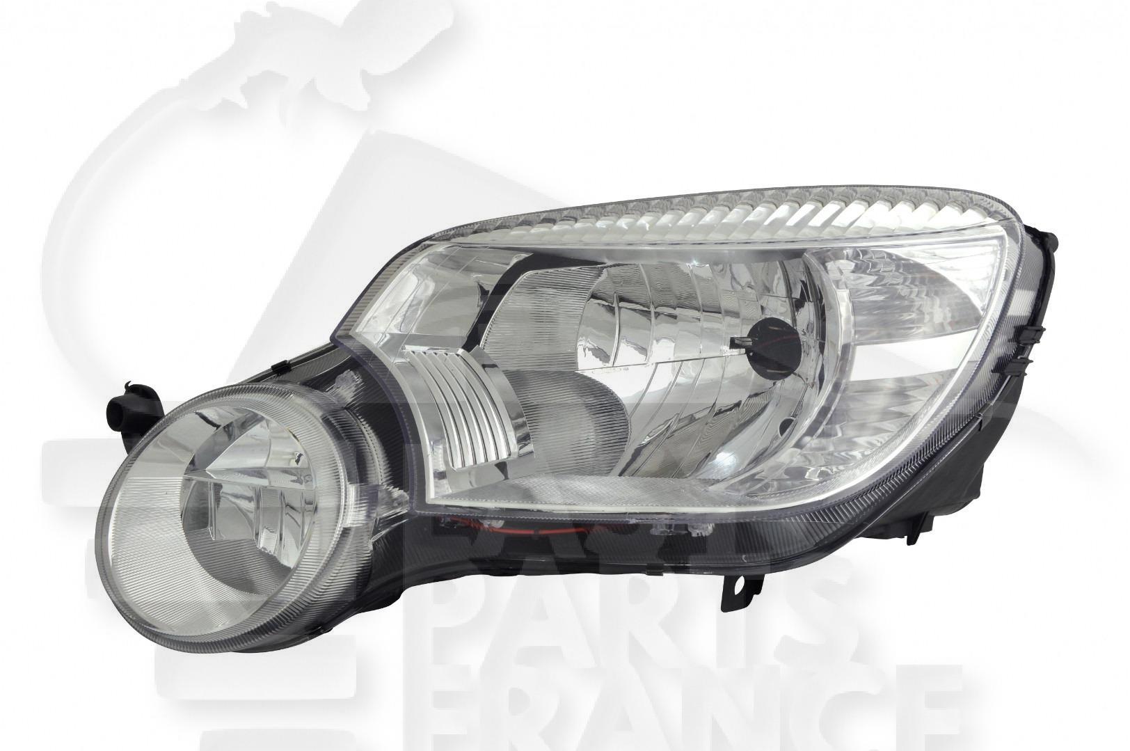 OPT G H4+H7 ELECT A/MOTEUR Pour SKODA YETI - SK070 01/10→08/13