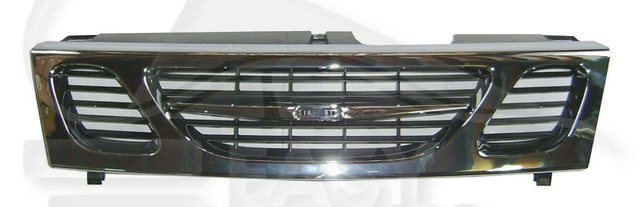 GRILLE DE CALANDRE NOIRE - CHROMEE Pour SAAB 9-3 - SA010 01/98→09/02