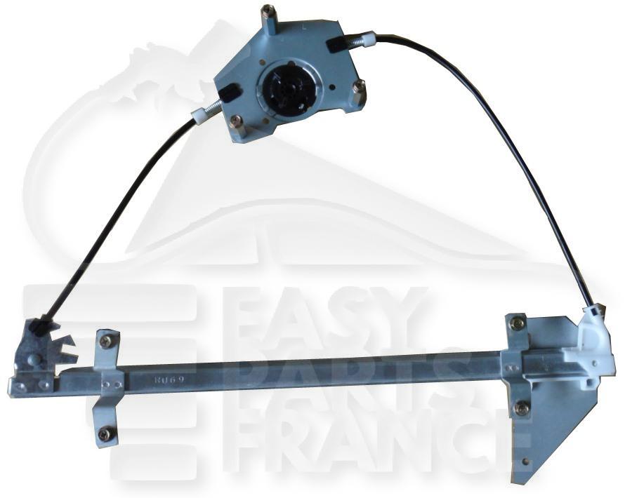 MECANISME DE LEVE VITRE AVG ELECT Pour RENAULT TWINGO - RN154 01/12→08/14
