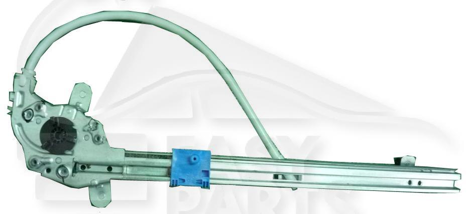 MECANISME DE LEVE VITRE ARG ELECT Pour RENAULT LAGUNA - RN072 01/01→03/05