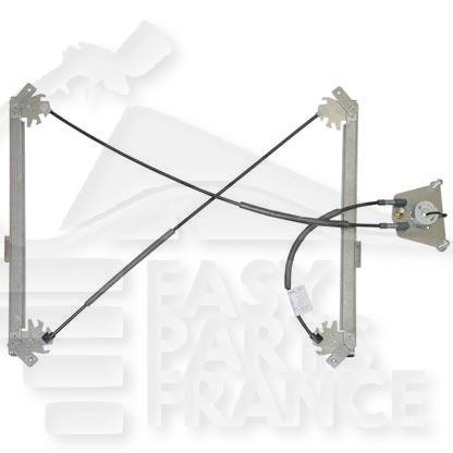 MECANISME DE LEVE VITRE AVD ELECT 2 PTES Pour RENAULT CLIO - RN026 04/09→10/12