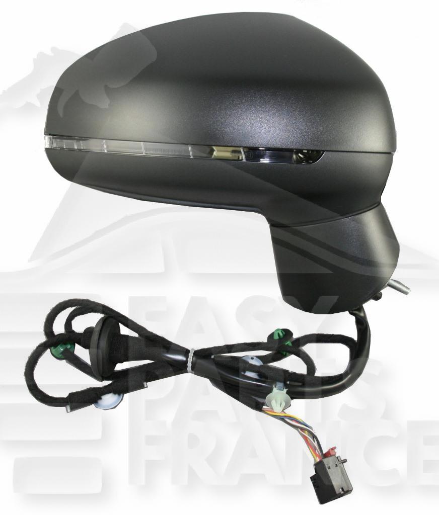 RETRO D ELECT CHAUF A PEINDRE RAB ELECT A/FEU 8 PINS Pour AUDI A1 - AD020 08/10→06/14