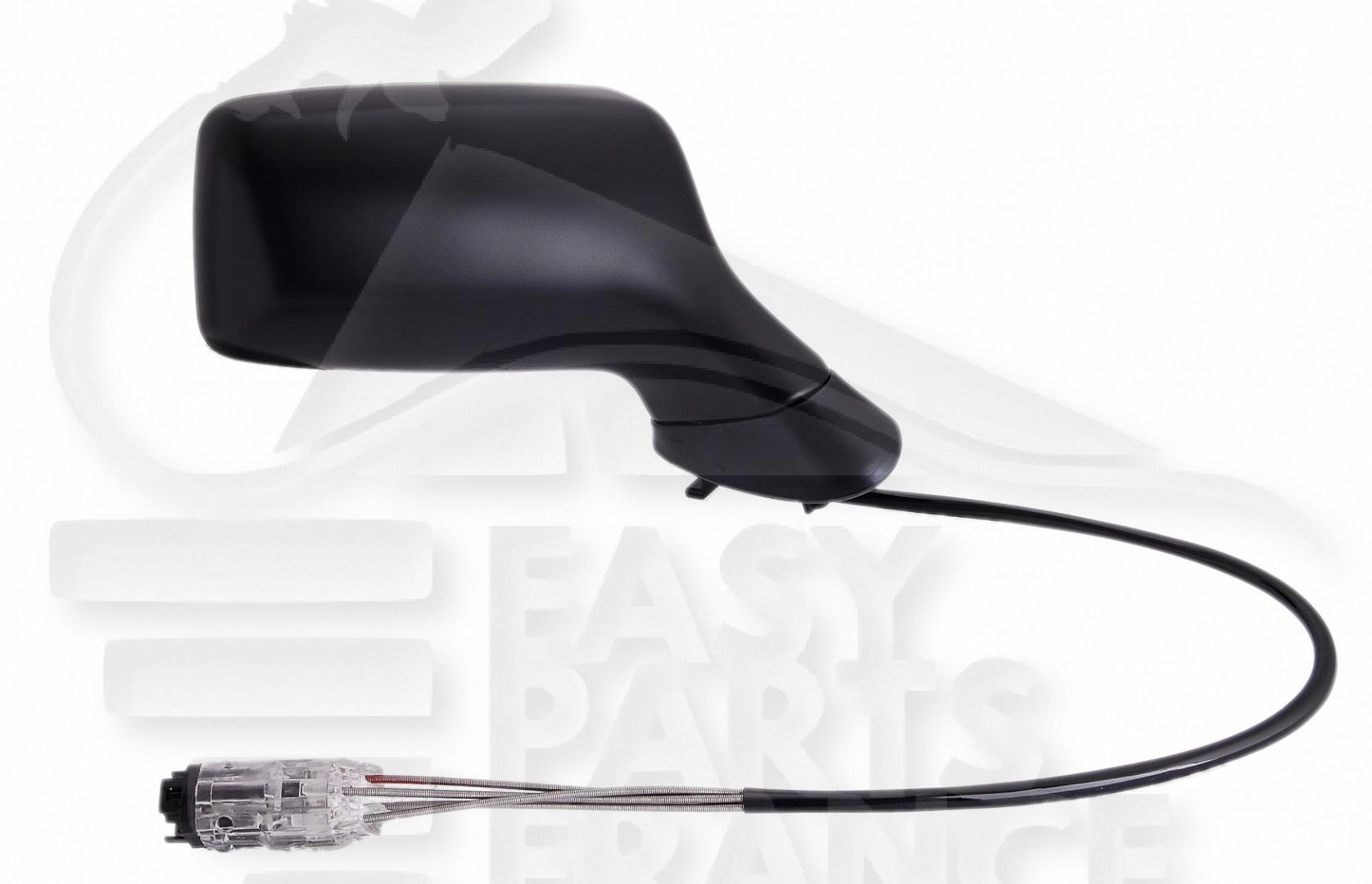 RETRO D A CABLE NOIR Pour AUDI 80 - AD010 09/86→07/91