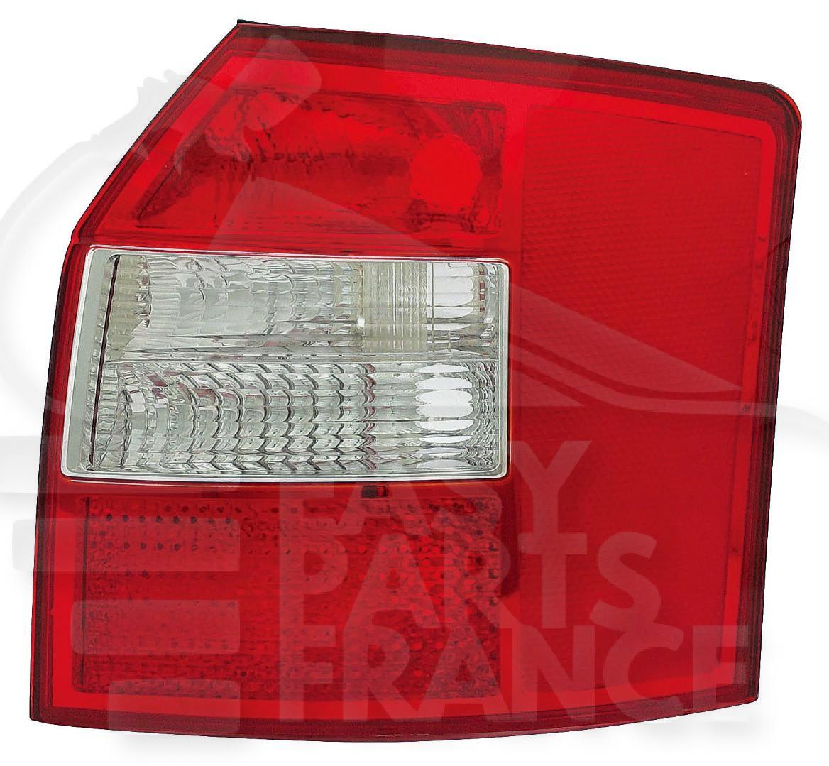 FEU ARD - BREAK Pour AUDI A4 (B6)- AD062 10/00→09/04