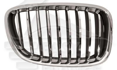 GRILLE DE CALANDRE D CHROMEE - NOIRE Pour BMW S5 GT LCI F07 - BM110 10/09→06/13