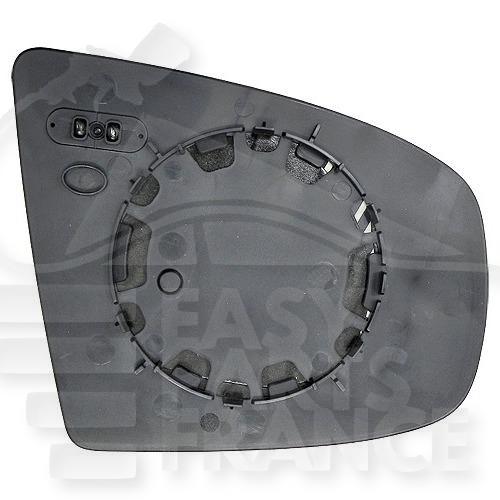 GLACE DE RETRO G ASPHERIQUE CHAUF Pour BMW X 6 E71/E72 - BM180 05/08→07/14