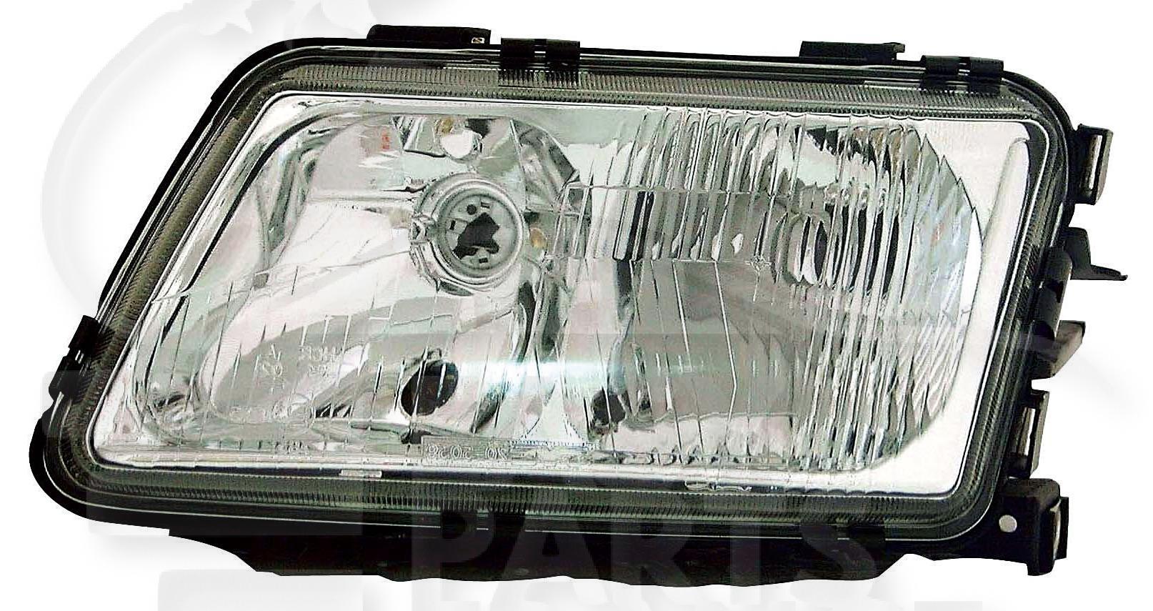 OPT G H1+H7 ELECT S/MOTEUR Pour AUDI A3 3/5 PTES - AD040 09/96→08/00