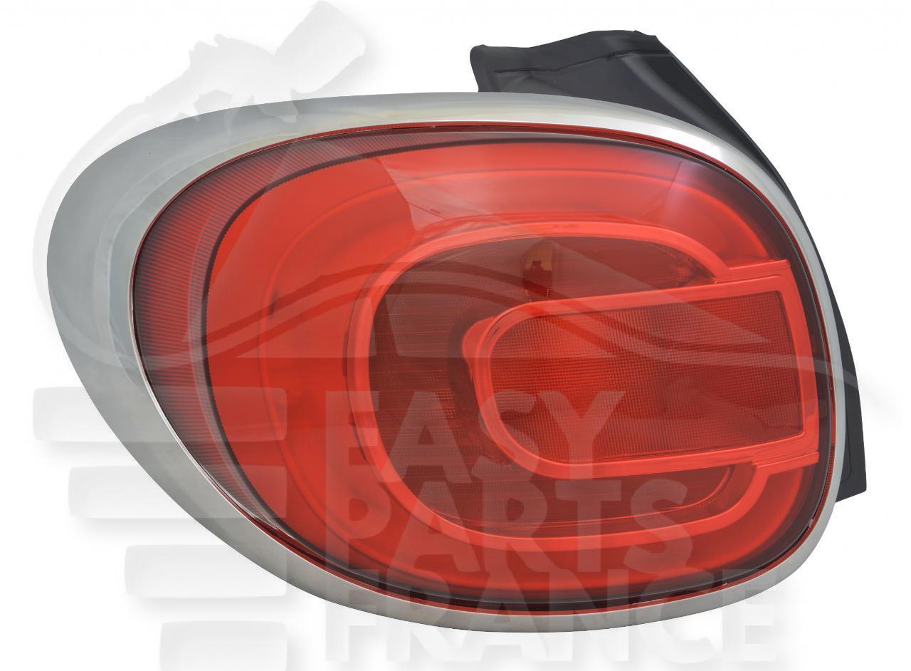 FEU ARG LED Pour FIAT 500 L - FT015 04/12→05/17