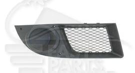 GRILLE DE PC AVG NOIRE Pour FIAT DOBLO - FT071 10/05→01/10