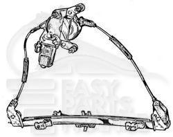 LEVE VITRE AVG ELECT 2 PTES Pour FIAT PALIO - FT142 01/05→04/08