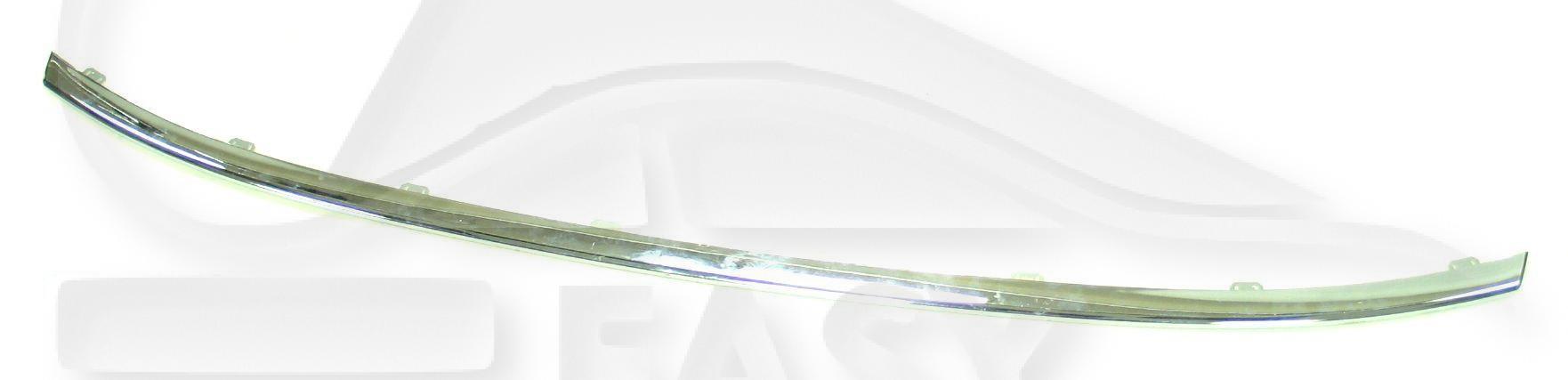 MOULURE CENTRALE SUP CHROMEE DE PC AV Pour HONDA CR-V - HD084 01/07→12/09