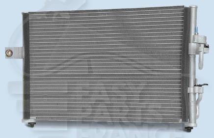 CONDENSEUR TT TYPES 540 x 338 x 16 Pour HYUNDAI ACCENT 4 PTES - HY011 01/95→01/97
