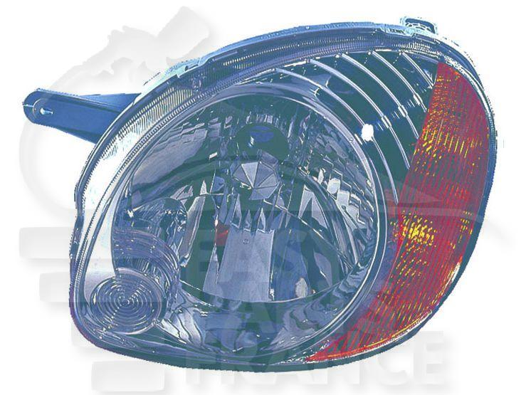 OPT G H4 MANUEL FEU OR Pour HYUNDAI ATOS PRIME - HY021 03/98→11/03