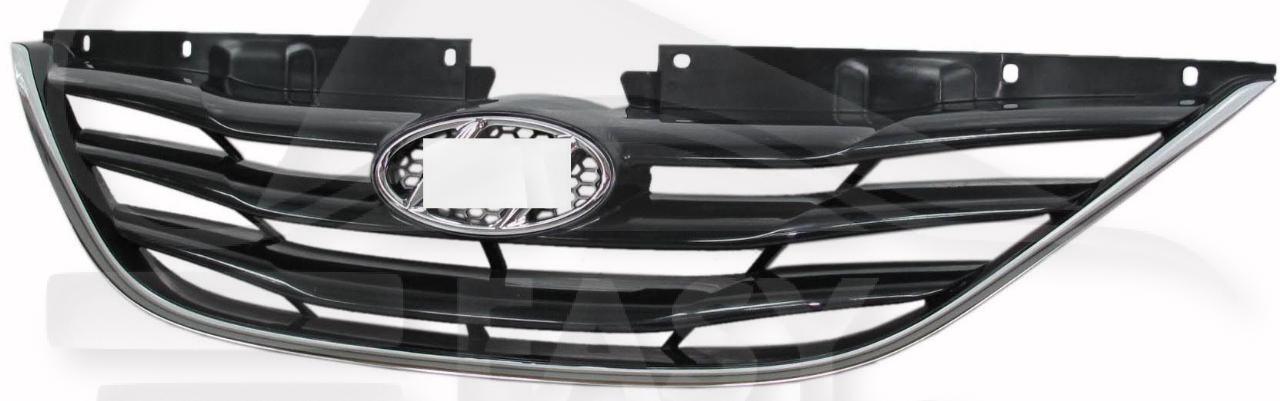 GRILLE DE CALANDRE NOIRE Pour HYUNDAI SONATA - HY061 07/10→06/14