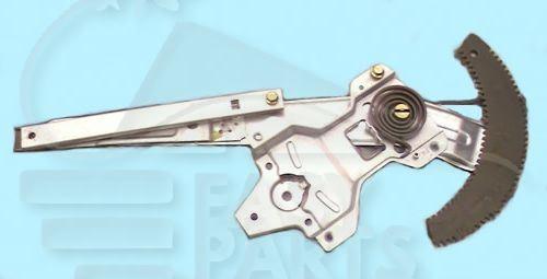MECANISME DE LEVE VITRE AVG ELECT Pour HYUNDAI MATRIX - HY080 09/01→12/05