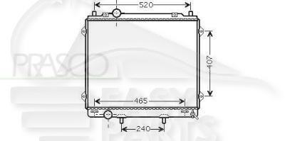 RADIA 2.5 TDIC BA +/- CLIM Pour HYUNDAI TERRACAN - HY240 01/01→12/03