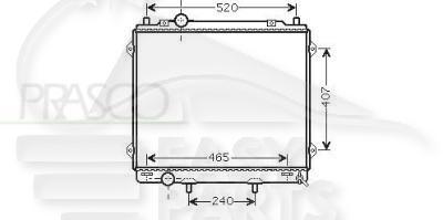 RADIA 2.5 TDIC BA +/- CLIM Pour HYUNDAI TERRACAN - HY240 01/01→12/04