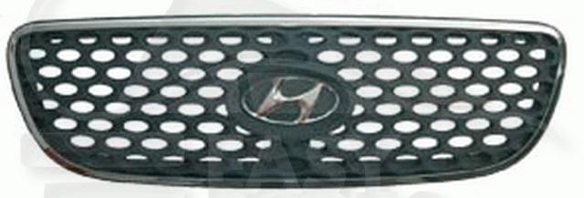 GRILLE DE CALANDRE CHROMEE Pour HYUNDAI TERRACAN - HY241 01/04→