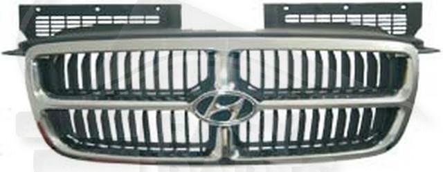 GRILLE DE CALANDRE Pour HYUNDAI TRAJET - HY610 02/00→