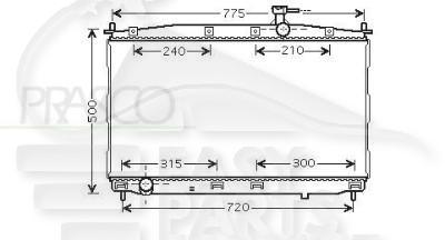 RADIA TT TYPES BM +/- CLIM Pour HYUNDAI SANTA FE - HY232 02/10→09/12