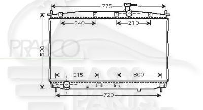 RADIA TT TYPES BM +/- CLIM Pour HYUNDAI SANTA FE - HY232 01/10→09/12