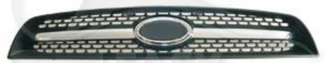 GRILLE DE CALANDRE NOIRE/CHROMEE Pour KIA CARENS - KI011 11/06→05/10