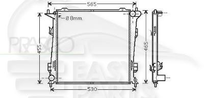 RADIA 1.6 CRDI BM +/- CLIM Pour KIA CEE'D - KI030 12/06→09/09