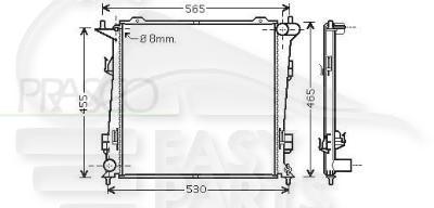 RADIA 1.6 CRDI BM +/- CLIM Pour KIA CEE'D - KI030 11/06→07/09