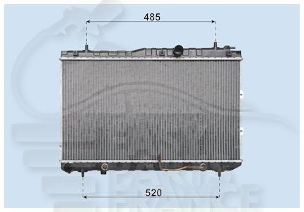 RADIA 1.5 CRDI BA +/- CLIM 375 x 670 x 26 Pour KIA CERATO 4 PTES - KI040 09/03→12/10