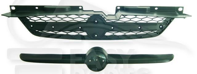GRILLE DE CALANDRE Pour KIA RIO - KI071 01/02→12/04