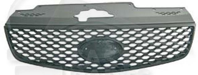 GRILLE DE CALANDRE NOIRE 4 PTES Pour KIA RIO - KI072 07/05→06/09