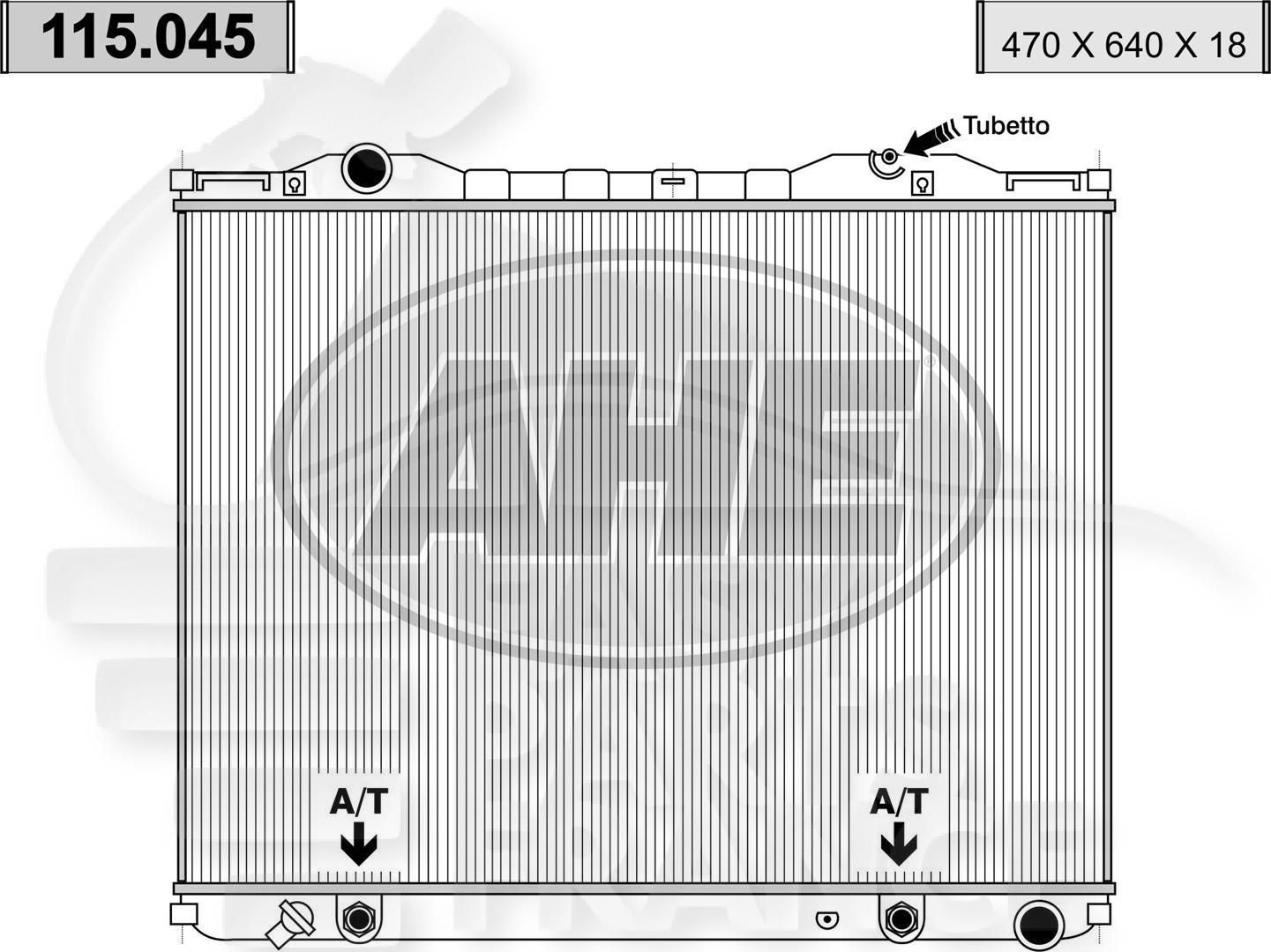 RADIA 2.4 16 V - 3.5 V6 BA +/- CLIM 470 x 650 x 20 Pour KIA SORENTO - KI100 07/02→08/06