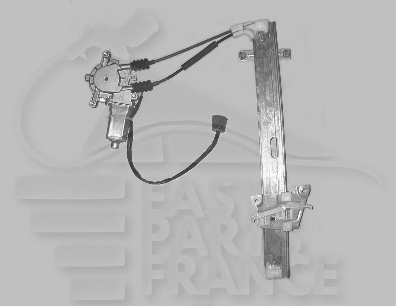 LEVE VITRE ELECT ARG Pour KIA SPORTAGE - KI120 10/94→03/98