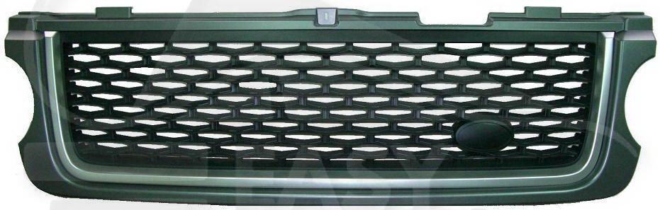 GRILLE DE CALANDER NOIRE - CHROMEE Pour LAND ROVER RANGE ROVER L322 - LD053 10/10→04/13