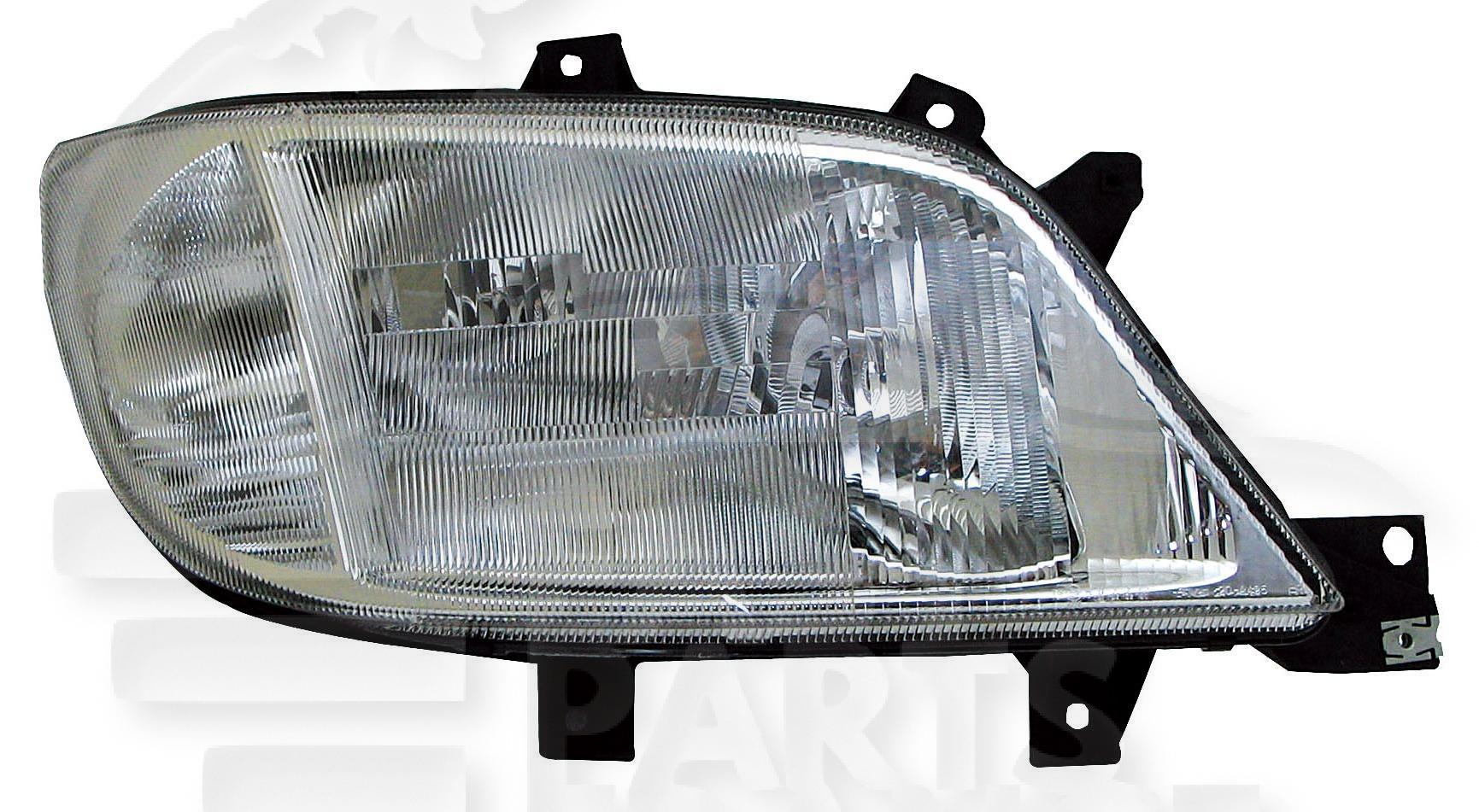 OPT D H7+H1 ELECT S/MOTEUR Pour MERCEDES SPRINTER - ME241 03/00→07/02