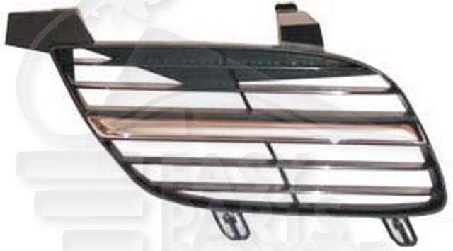 GRILLE DE CAPOT D Pour NISSAN ALMERA N16 - NS012 06/00→07/02