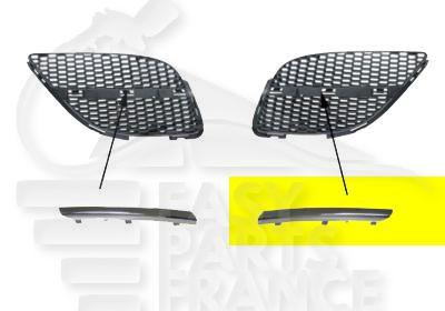 MOULURE CHROMEE DE GRILLE DE CAPOT G Pour NISSAN ALMERA N16 - NS013 08/02→