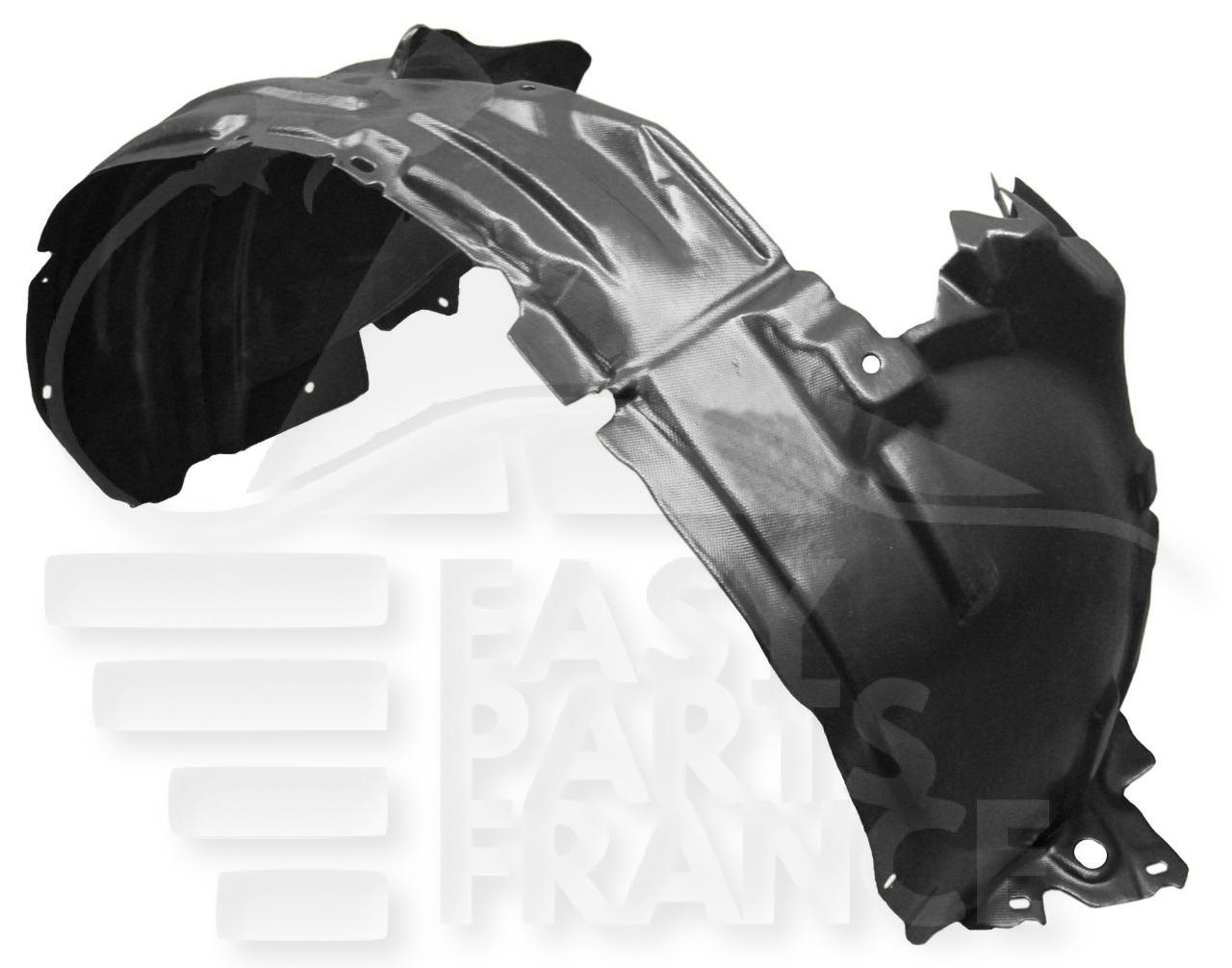 PARE BOUE AILE AVD Pour NISSAN JUKE - NS060 09/10→05/14