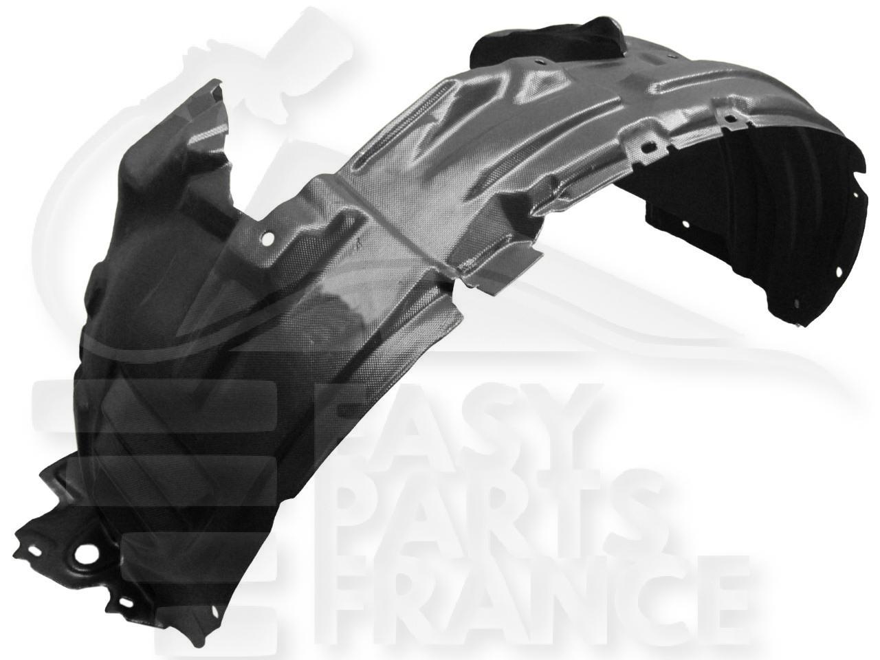 PARE BOUE AILE AVG Pour NISSAN JUKE - NS060 01/11→05/14