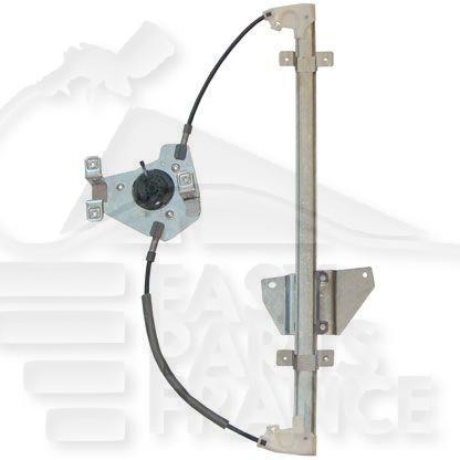 MECANISME DE LEVE VITRE ELECT AVD Pour NISSAN NAVARA TYPE D40 - NS121 06/05→12/07