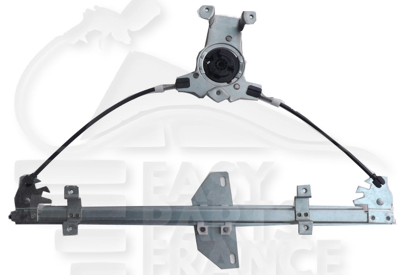 MECANISME DE LEVE VITRE ELECT AVD Pour NISSAN NOTE - NS130 09/05→03/09