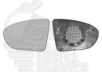 GLACE DE RETRO D CHAUF CONVEX Pour NISSAN QASHQAI - NS200 02/07→03/10