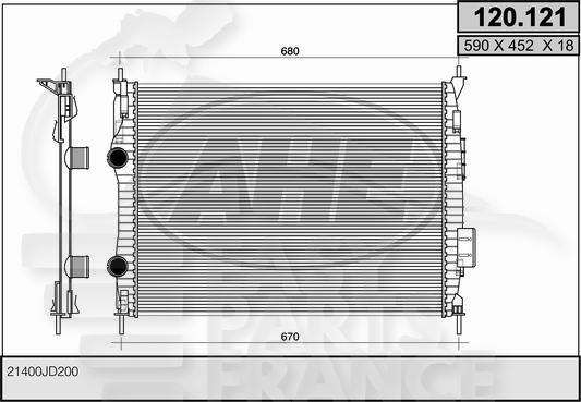 RADIA 2.0 BM +/- CLIM Pour NISSAN QASHQAI - NS200 02/07→03/10