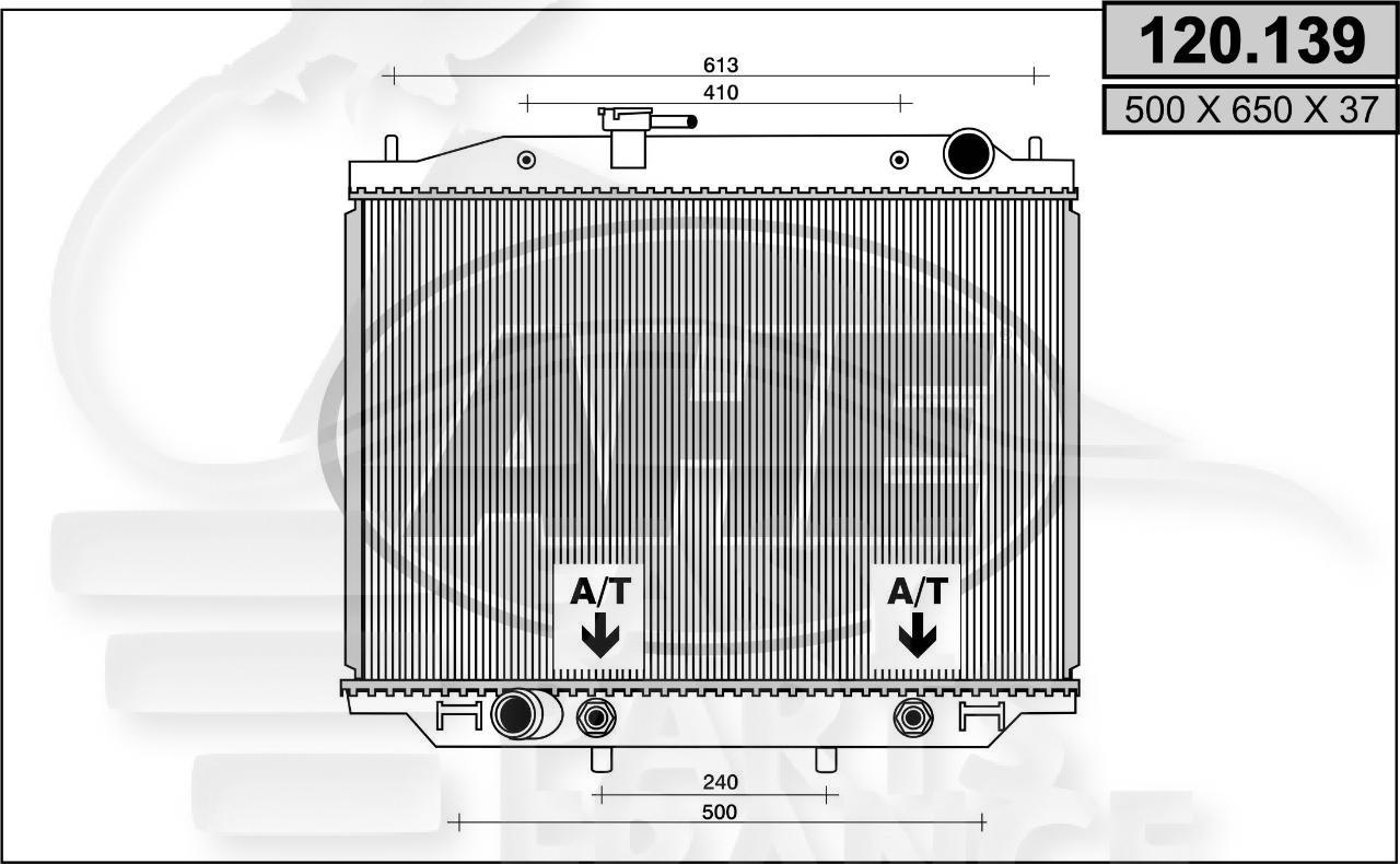 RADIA 3.0 BA +/- CLIM Pour NISSAN TERRANO - NS232 02/02→