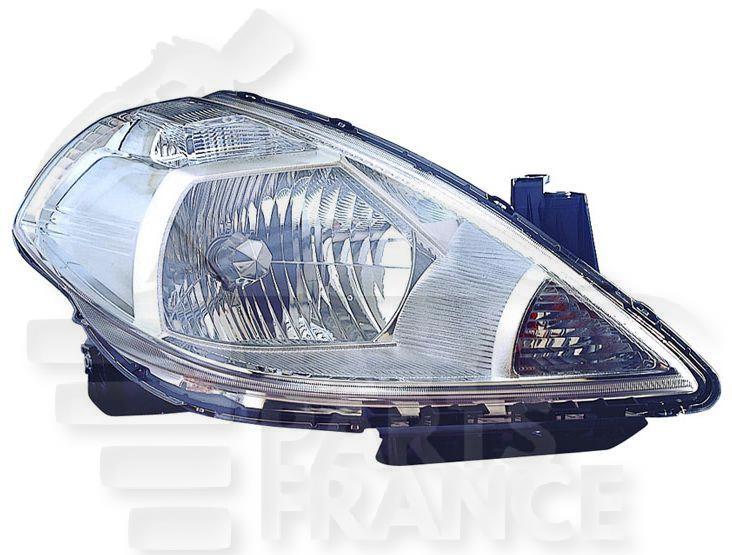 OPT D H4 ELECT S/MOTEUR F/CHROME Pour NISSAN TIIDA 3/5 PTES - NS240 01/05→01/07