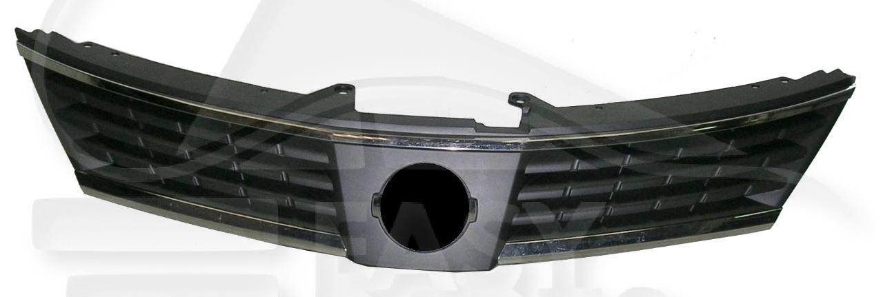 GRILLE DE CALANDRE CHROMEE/NOIRE Pour NISSAN TIIDA 4 PTES - NS241 01/05→01/07