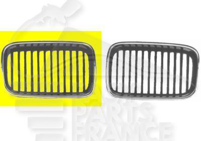 GRILLE DE CALANDRE AVD Pour BMW S3 E36 COUPE/CABRIO - BM033 09/96→06/98