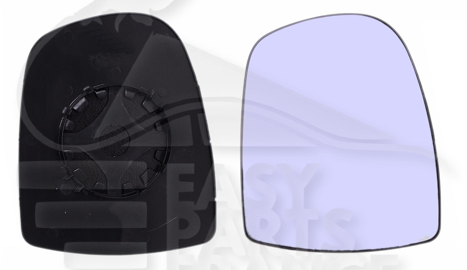GLACE DE RETRO D CONVEX Pour NISSAN PRIMASTAR - NS291 02/07→