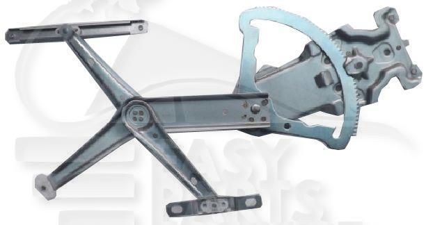 MECANISME DE LEVE VITRE AVG ELECT 4 PTES Pour OPEL CORSA C - OP064 10/00→06/03
