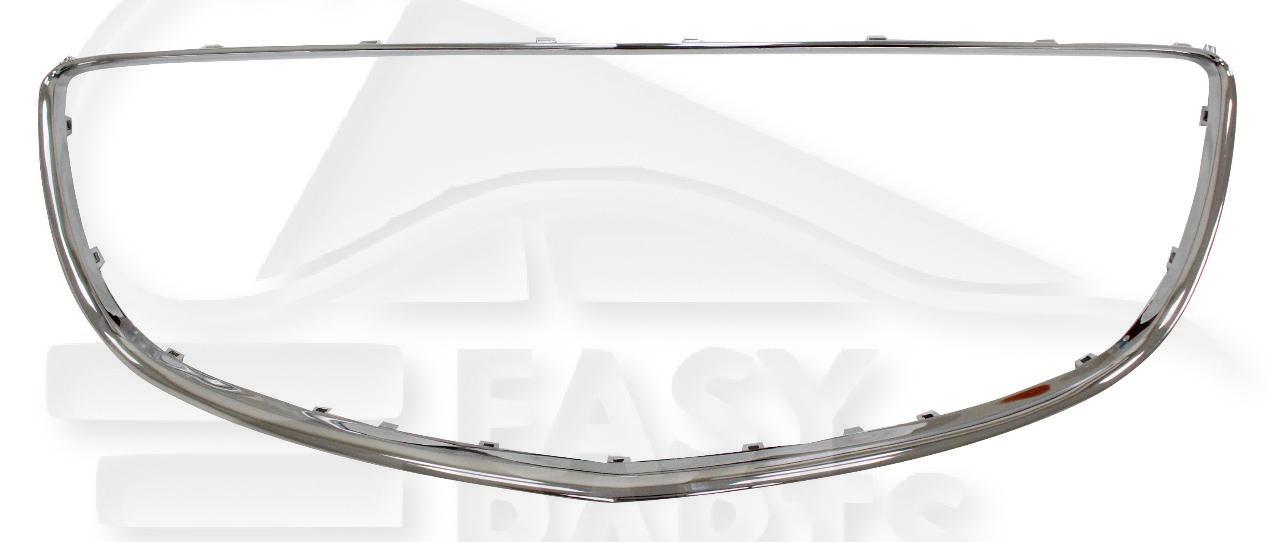 MOULURE CHROMEE DE GRILLE DE CALANDRE Pour OPEL INSIGNIA - OP090 01/09→12/13